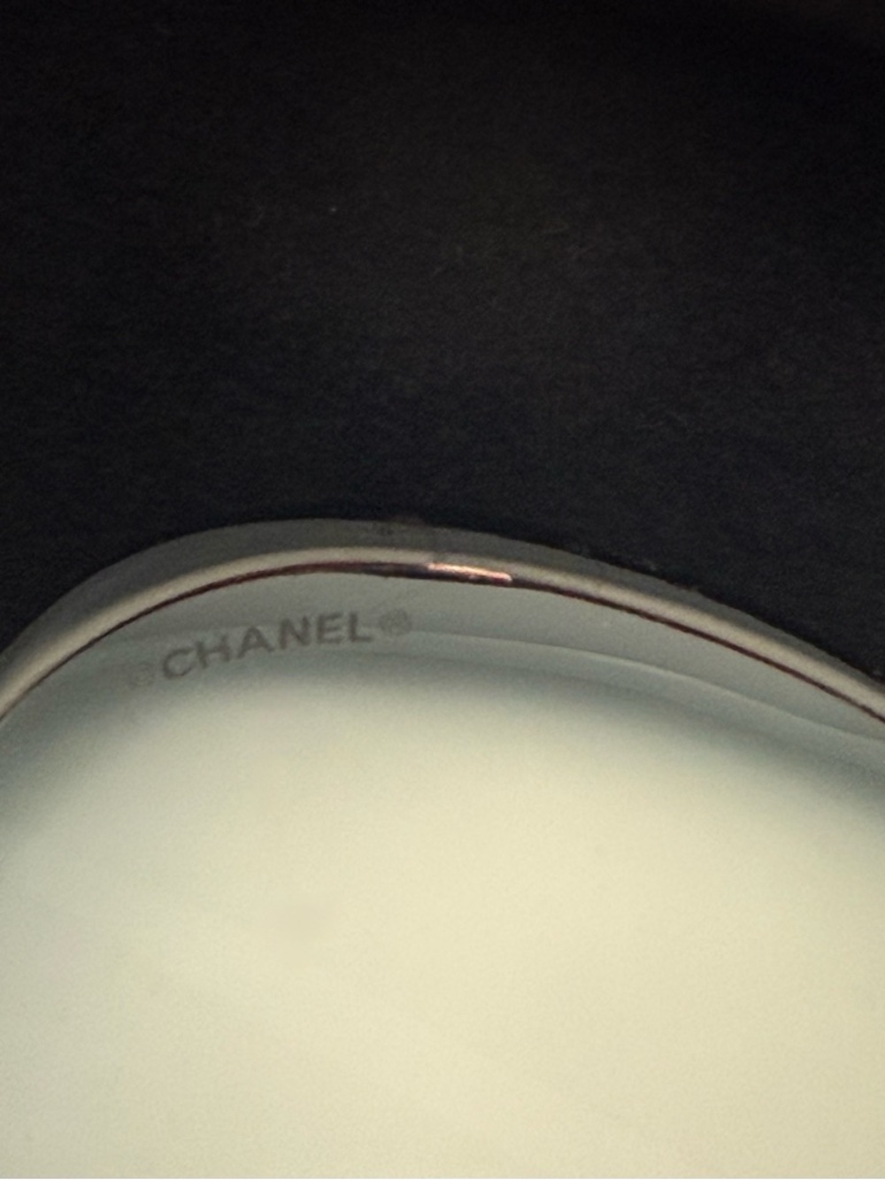 CHANEL Black Round Gunmetal Mirrored Sunglasses - Picture 9 of 10